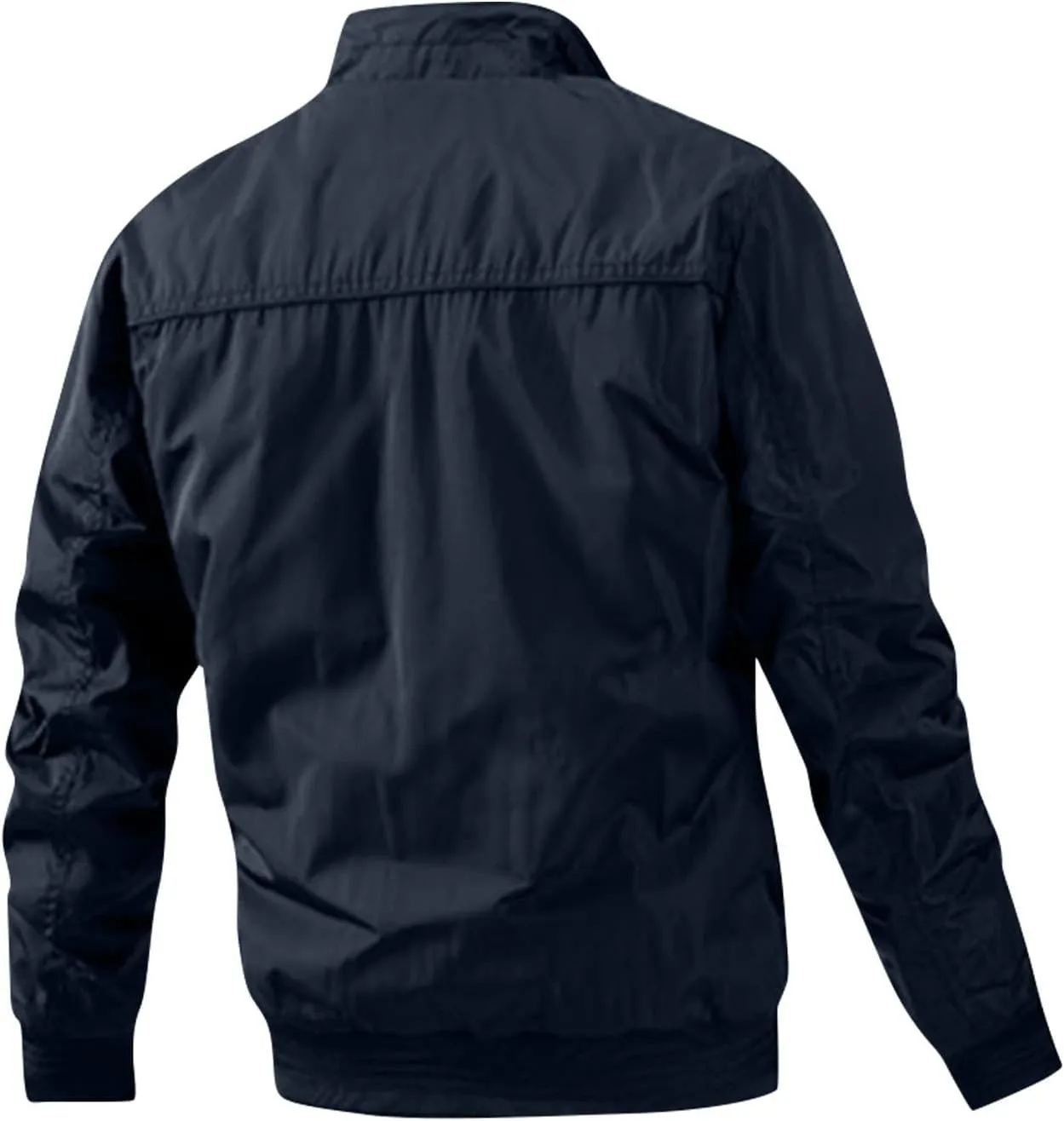 Ymosrh Men's Chamarras para Hombre Casual Lightweight Jacket Softshell Bomber Varsity Windbreaker Cool Jackets, XL-5XL